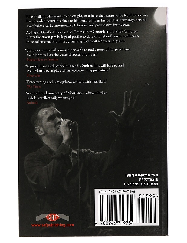 Saint Morrissey - Mark Simpson - Elämäkerrat ja muistelmat - 10105459682 - 1