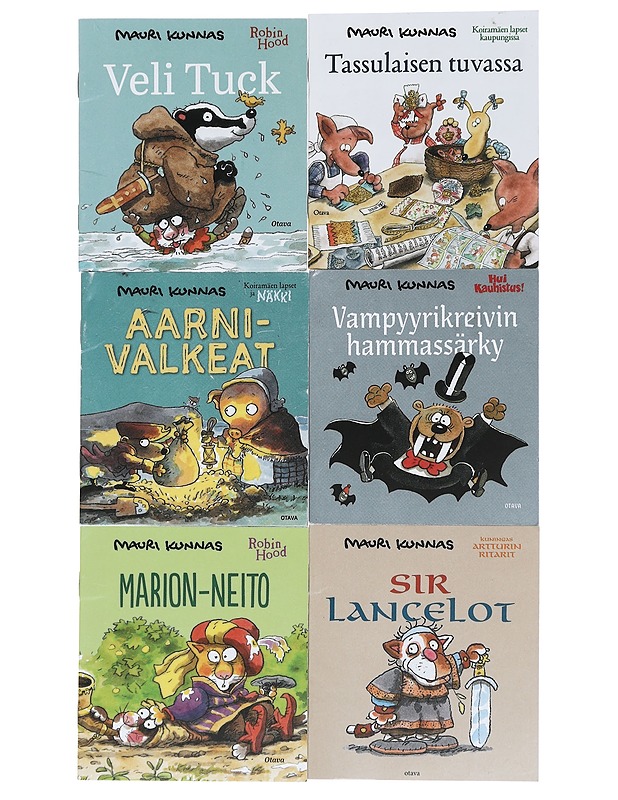 Mauri Kunnas minikirja, 6 kpl - Lastenkirjat - 10105459698 - 0
