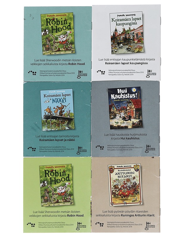 Mauri Kunnas minikirja, 6 kpl - Lastenkirjat - 10105459698 - 1