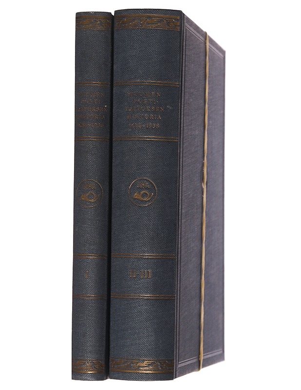 Suomen Postilaitoksen historia 1638-1938 I,II ja III - Historiakirjat - 10105459714 - 2