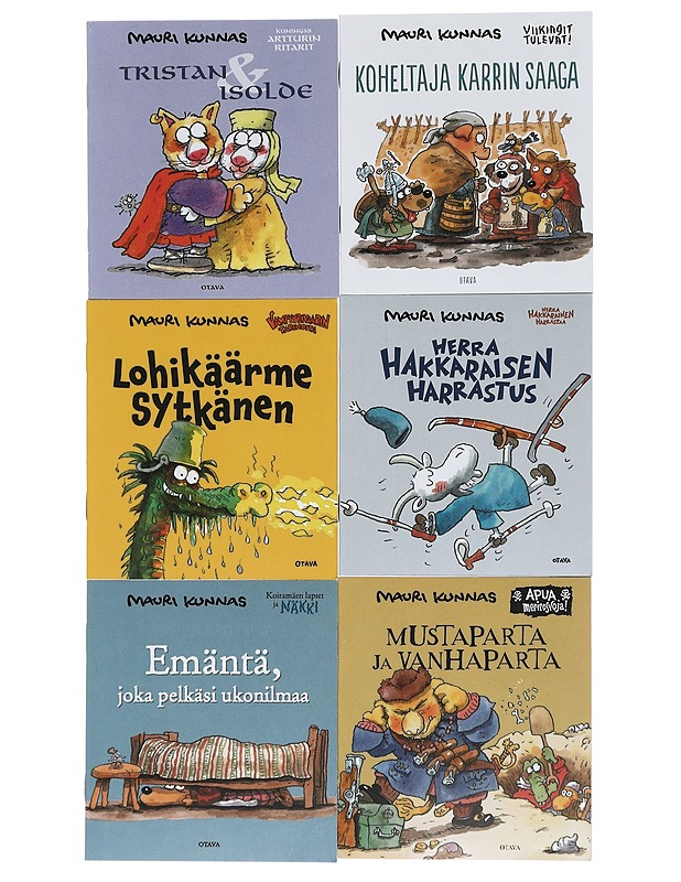Mauri Kunnas minikirja, 6 kpl - Lastenkirjat - 10105459719 - 0