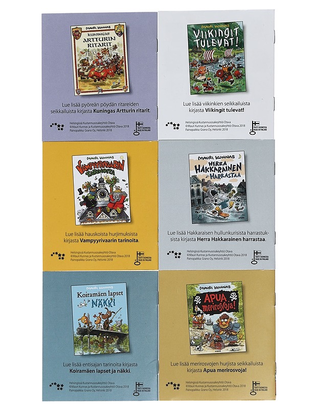 Mauri Kunnas minikirja, 6 kpl - Lastenkirjat - 10105459719 - 1