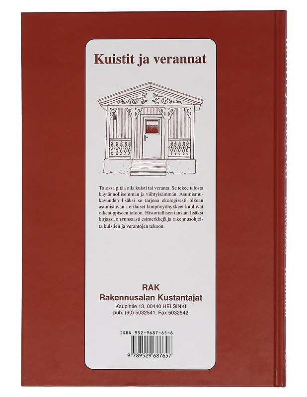 Kuistit ja verannat - Mårtenson, Hans - Tietokirjat ja oppaat - 10105459722 - 1