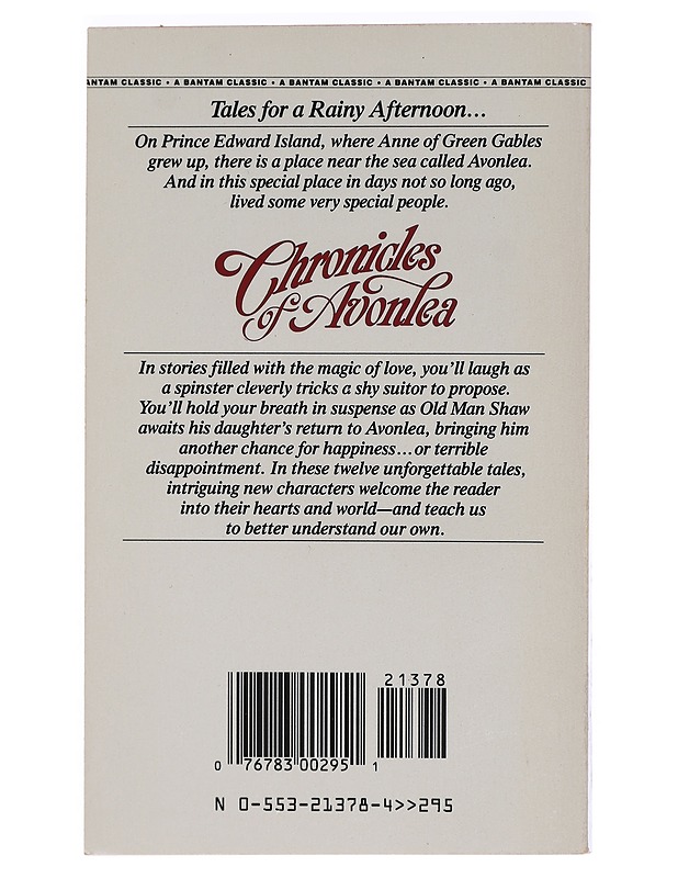 Chronicles of Avonlea - L. M. Montgomery - Nuorten kirjat - 10105459741 - 1