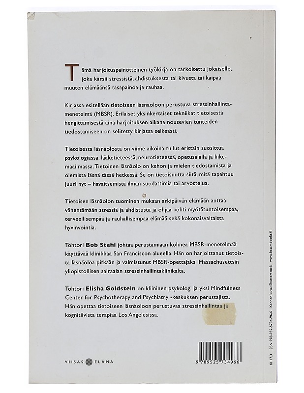 Stressinhallinnan käsikirja : tietoisen läsnäolon menetelmä - Stahl, Bob - Tietokirjat ja oppaat - 10105459763 - 1