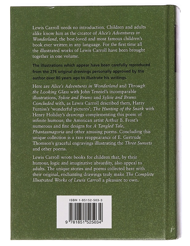 The complete illustrated works of Lewis Carroll - Carroll, Lewis - Fantasia- ja scifi - 10105459767 - 1