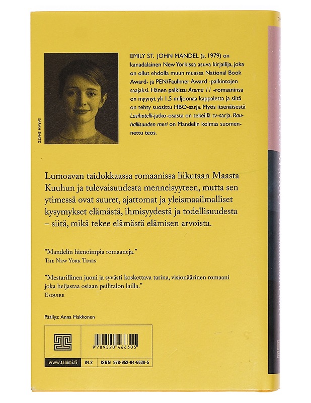 Rauhallisuuden meri - Mandel, Emily St. John - Romaanit ja novellit - 10105459795 - 1