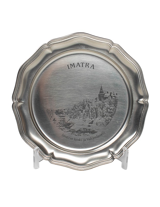 IMATRAN KAUPUNKI tinalautanen - Lautaset ja kulhot - 10105459803 - 0