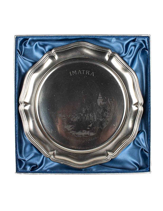 IMATRAN KAUPUNKI tinalautanen - Lautaset ja kulhot - 10105459803 - 1