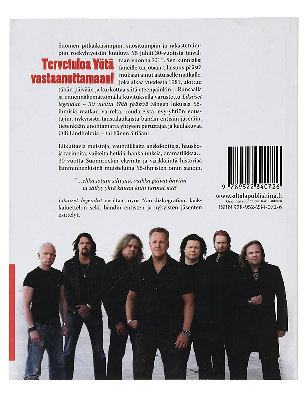 Likaiset legendat : 30 vuotta Yötä - Rantanen, Ilpo - Elämäkerrat ja muistelmat - 10105459811 - 1