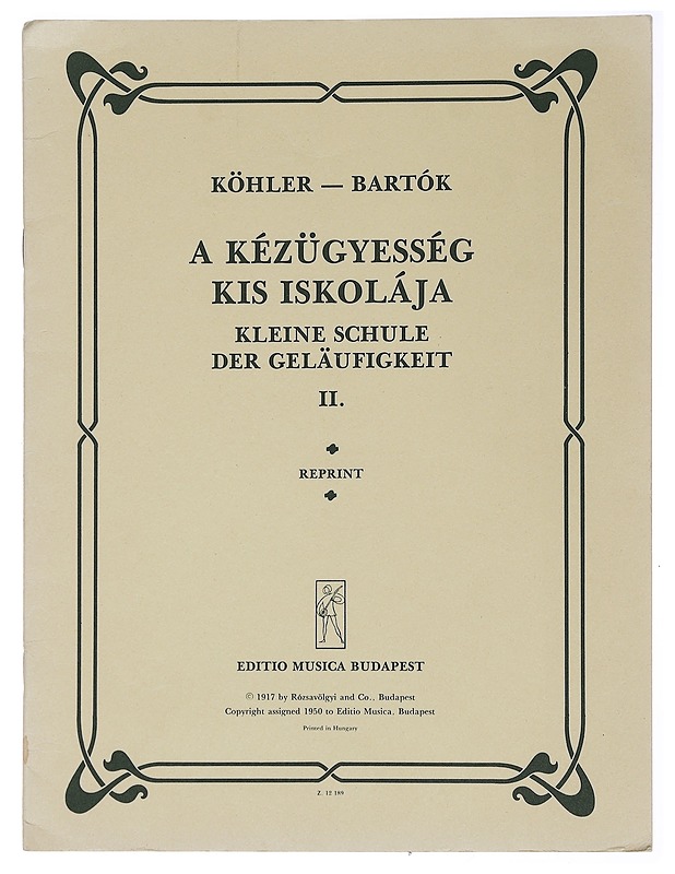 A Kezugyesseg kis Iskolaja Kleine schule der geläufigkett - Köhler - Musiikki- ja elokuvakirjat - 10105459831 - 0