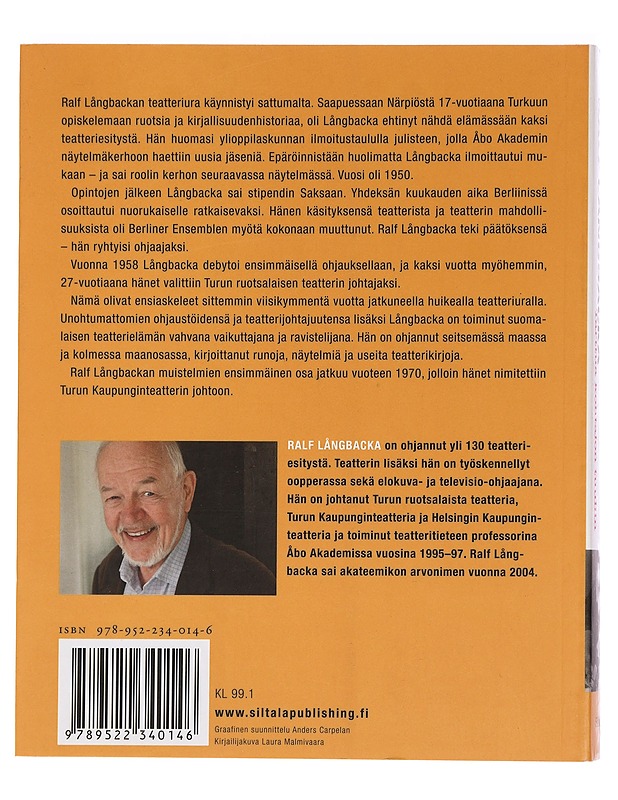 Tarttua kohtalon tuuliin - Långbacka, Ralf - Elämäkerrat ja muistelmat - 10105459860 - 1