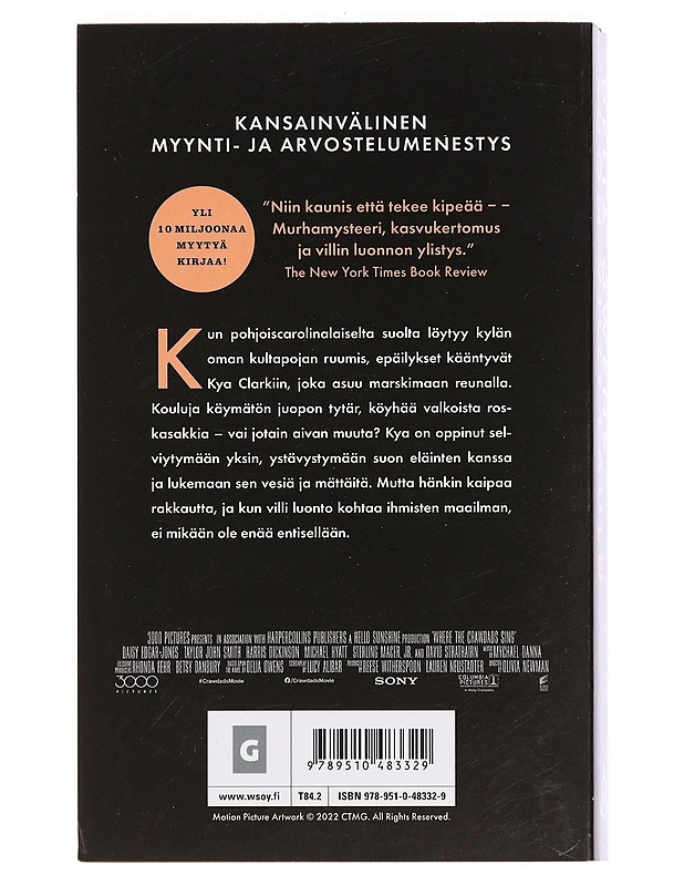 Suon villi laulu - Owens, Delia - Romaanit ja novellit - 10105459875 - 1