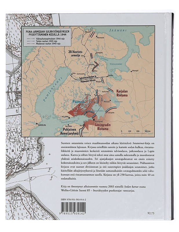 Sotatoimet : Suomen sotien 1939-45 kulku kartoin - Raunio, Ari - Tietokirjat ja oppaat - 10105459876 - 1