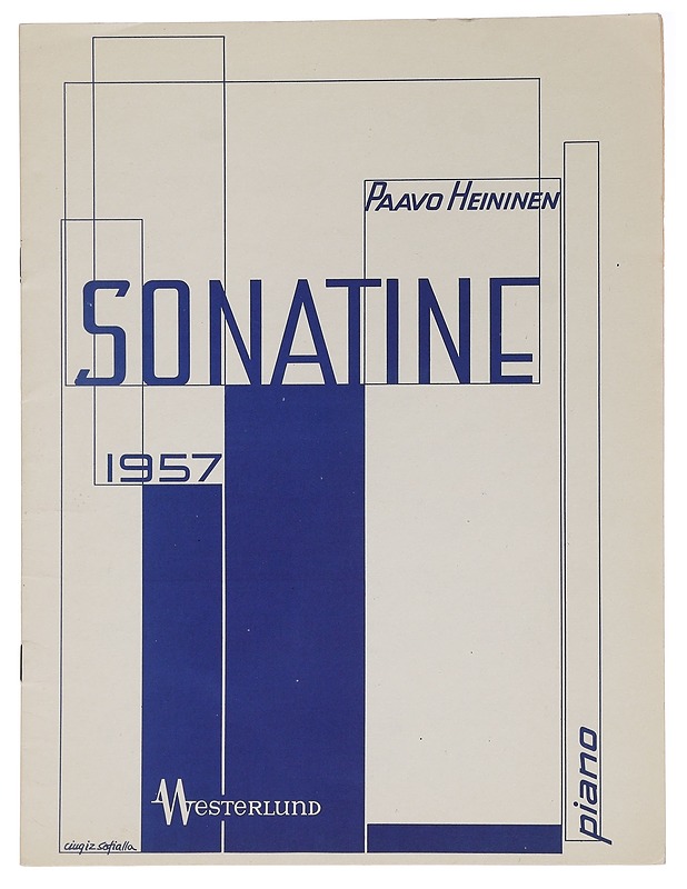 Sonatine - Heininen, Paavo - Musiikki- ja elokuvakirjat - 10105459878 - 0