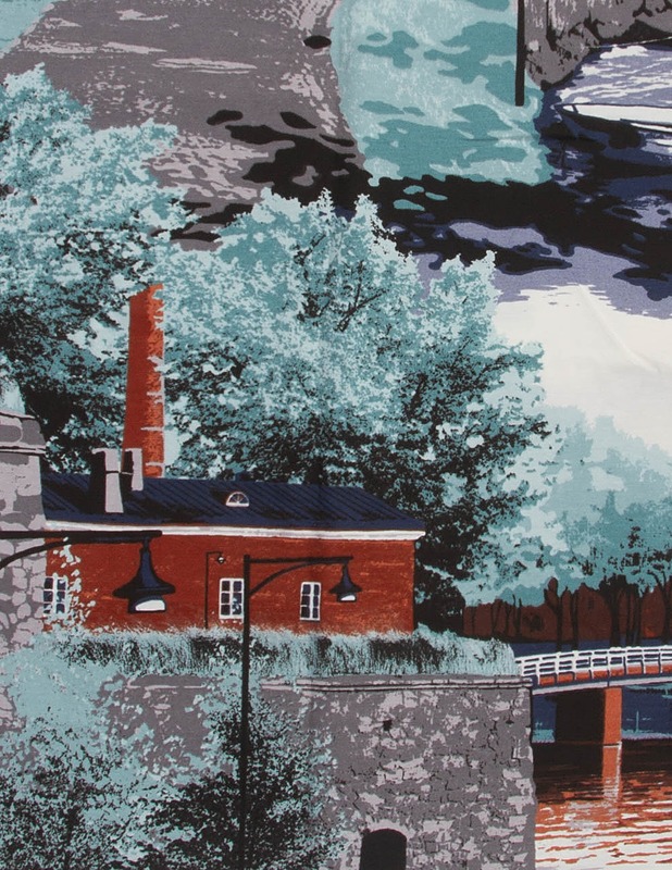 VALLILA Suomenlinna sisustuskangas, 150 x 195 cm - Kankaat - 10105459884 - 0