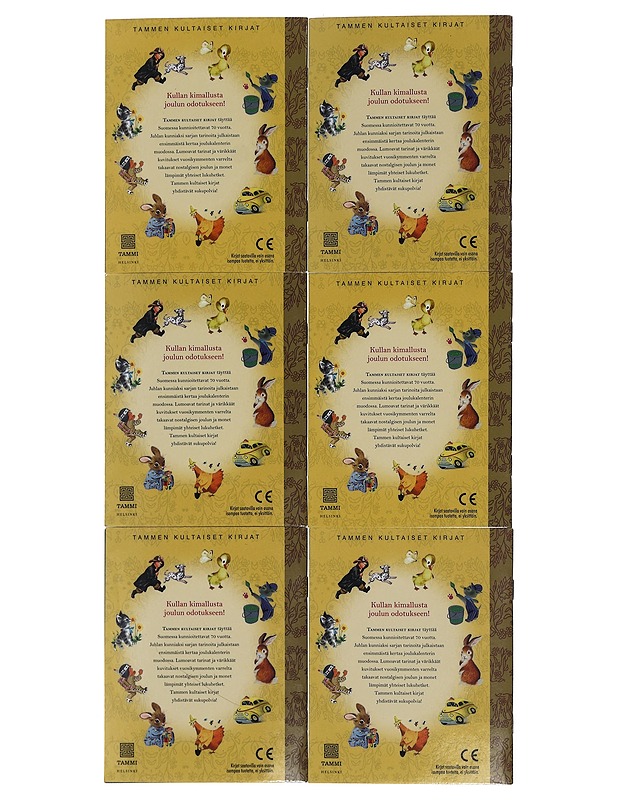 Tammen kultaset kirjat, 6 kpl - Lastenkirjat - 10105459887 - 1