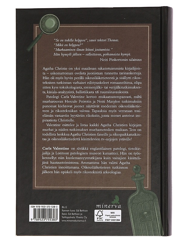 Agatha Christien murhat rikostutkijan silmin - Valentine, Carla - Romaanit ja novellit - 10105459906 - 1