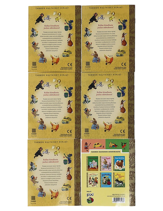 Tammen kultaset kirjat, 6 kpl - Lastenkirjat - 10105460054 - 1