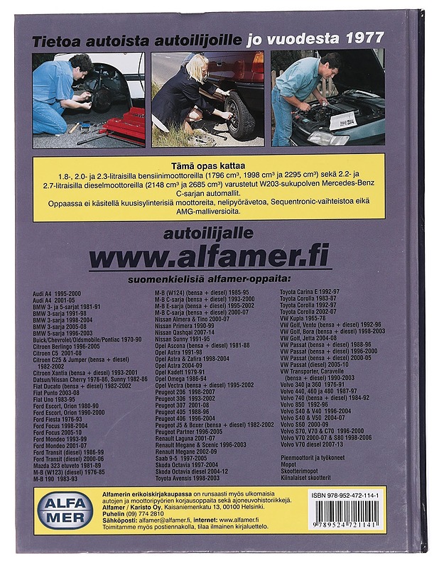 Mercedes-Benz C-sarja 2000-2007 : korjausopas - Gill, Peter T. - Tietokirjat ja oppaat - 10105459977 - 1