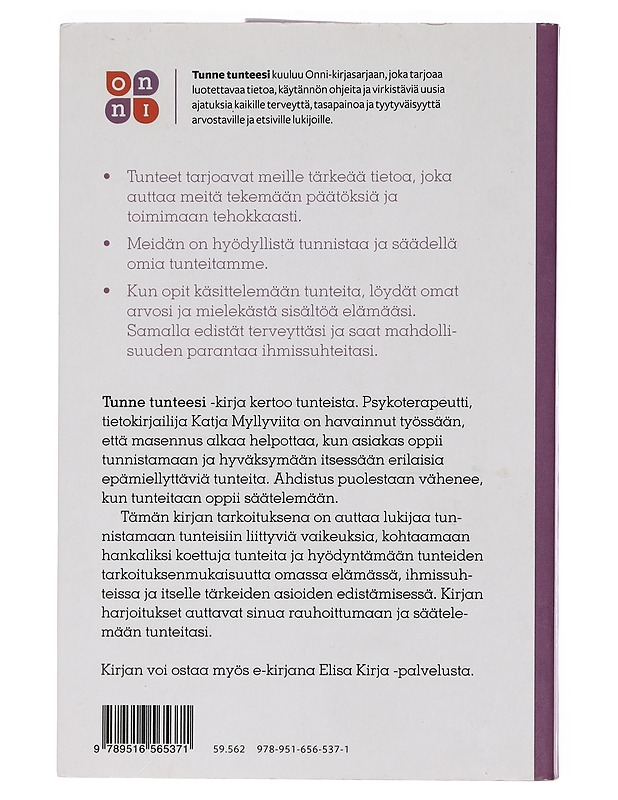 Tunne tunteesi - Katja Myllyviita - Tietokirjat ja oppaat - 10105459978 - 1