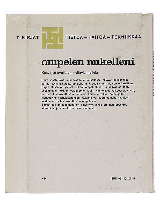 Ompelen nukelleni : kaavojen avulla ommeltavia malleja - Wiman-Olsson, Gia - Harrastekirjat - 10105459987 - 1