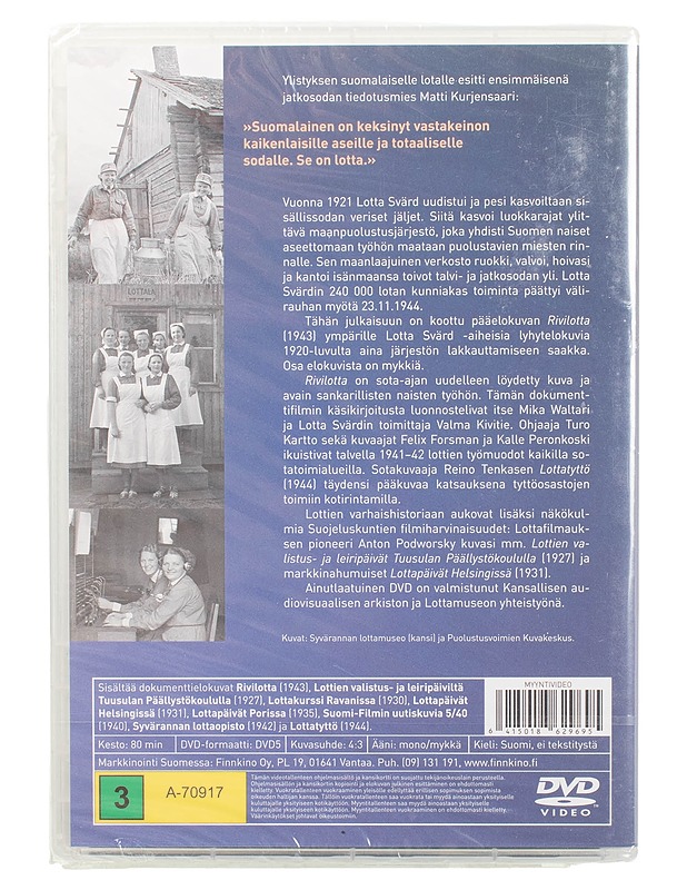 Rivilotta - DVD - DVD-elokuvat - 10105459988 - 1