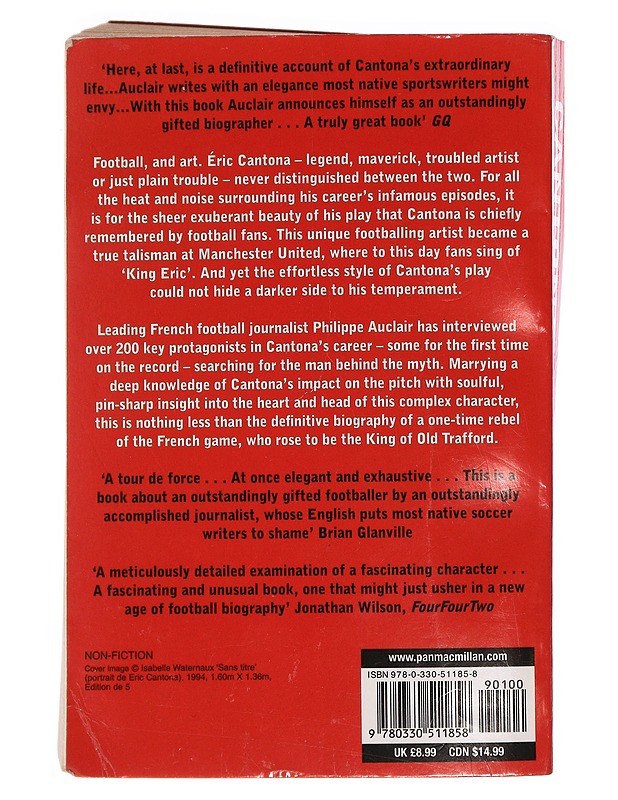 Cantona : the rebel who would be king - Philippe Auclair - Elämäkerrat ja muistelmat - 10105459997 - 1