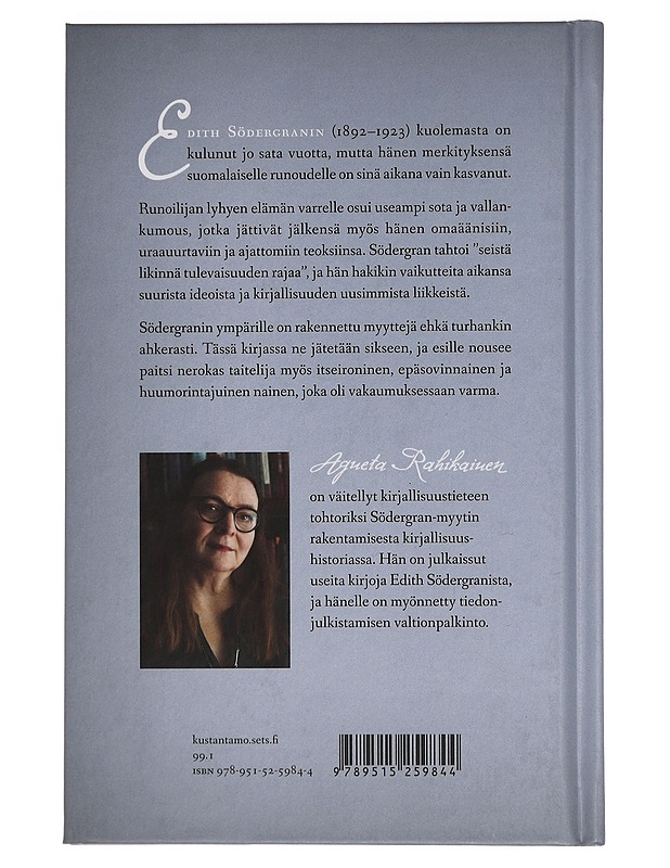 Edith Södergran : elämä - Rahikainen, Agneta - Elämäkerrat ja muistelmat - 10105460002 - 1