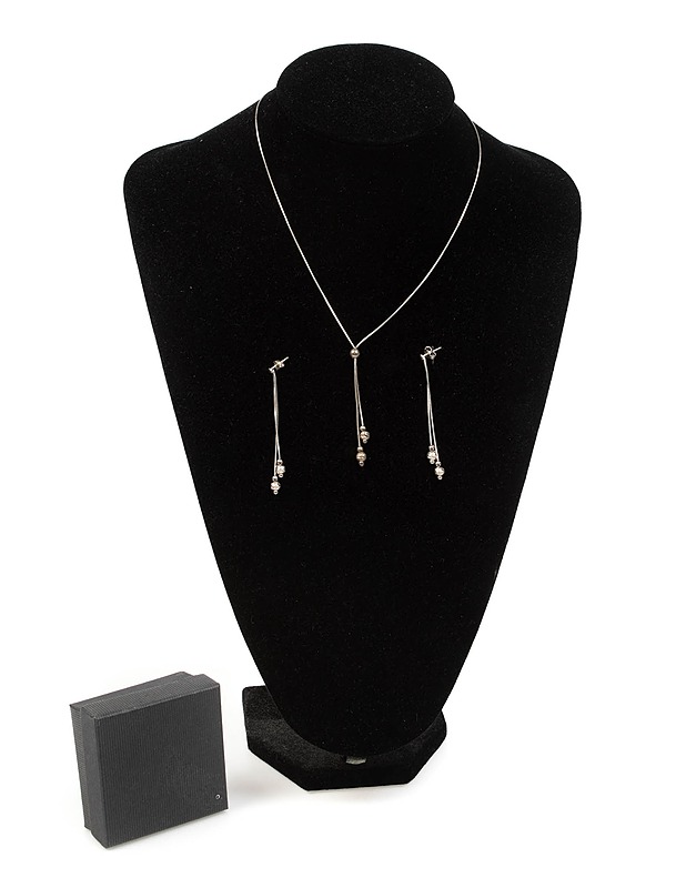 Hopeinen korusetti, 3 osaa - Korut - 10105460101 - 0