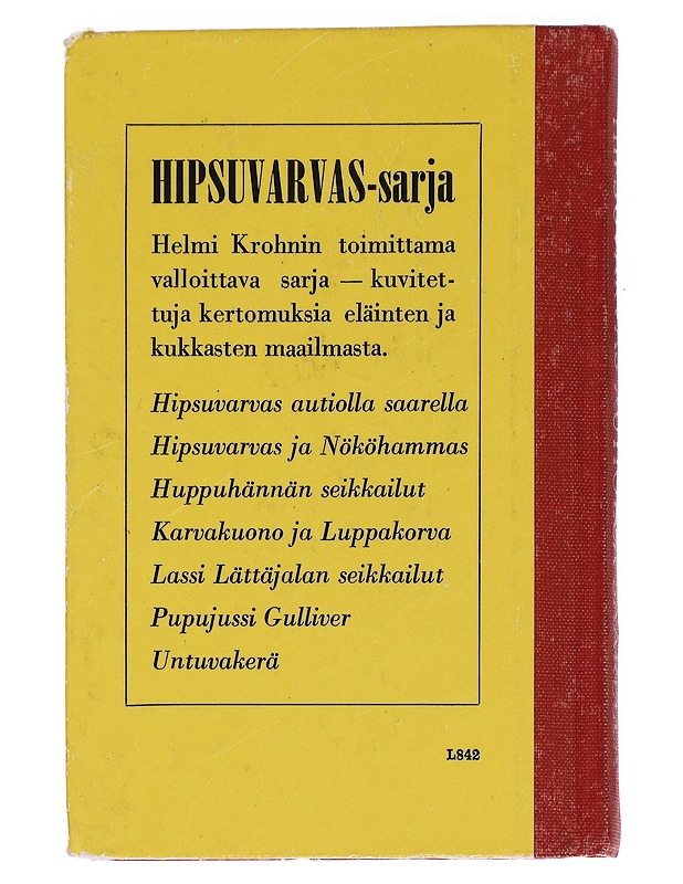 Hipsuvarvas autiolla saarella - Krohn, Helmi - Lastenkirjat - 10105460111 - 1