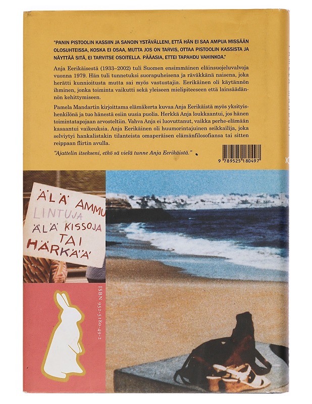 Eläimille kiitos : Anja Eerikäisen elämäkerta - Pamela Mandart - Elämäkerrat ja muistelmat - 10105460114 - 1