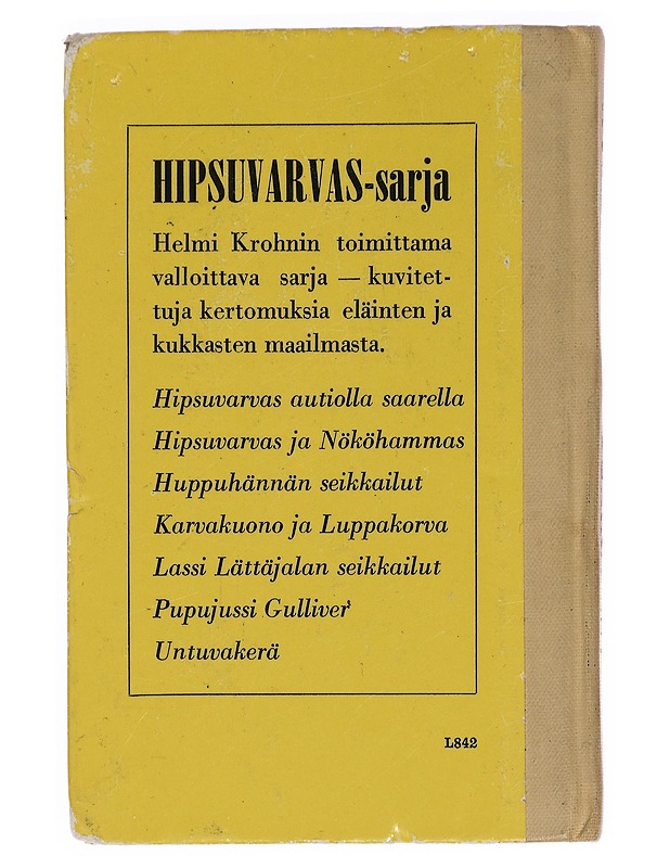 Huppuhännän seikkailut - Krohn, Helmi - Lastenkirjat - 10105460131 - 1