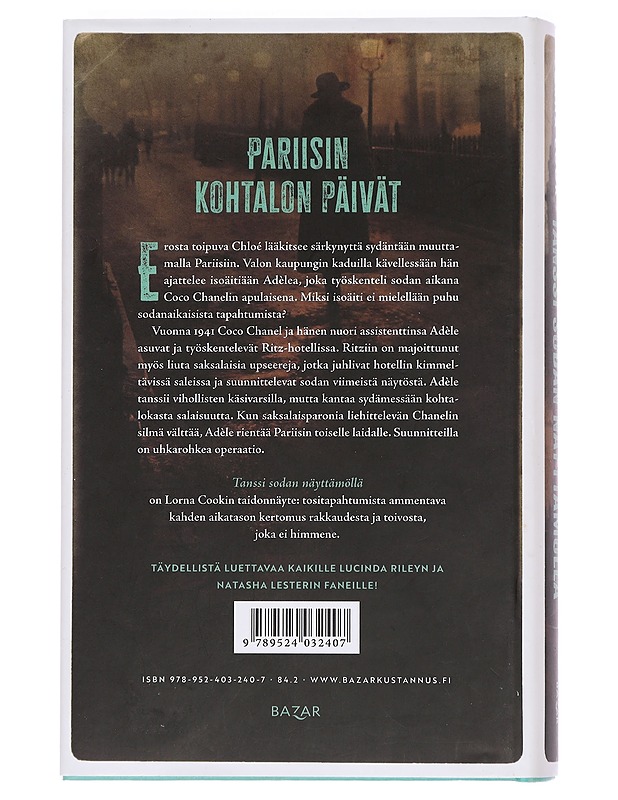 Tanssi sodan näyttämöllä - Cook, Lorna - Romaanit ja novellit - 10105460157 - 1