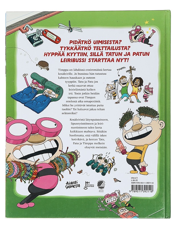 Tatu ja Patu kesäleirillä - Havukainen, Aino - Lastenkirjat - 10105460176 - 1