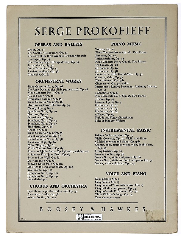 Musiques D'Enfants op 65 - Prokofieff, Serge - Musiikki- ja elokuvakirjat - 10105460183 - 1