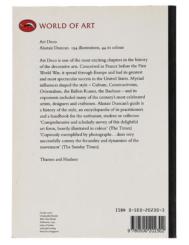 Art Deco - Alastair Duncan - Historiakirjat - 10105460193 - 1