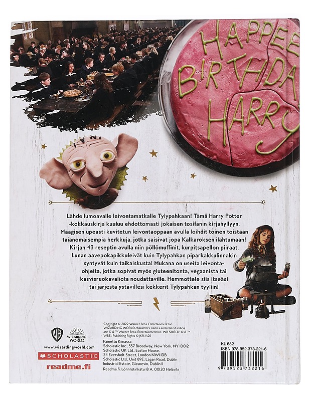 Harry Potter -kokkauskirja - Farrow, Joanna - Ruokakirjat - 10105460196 - 1