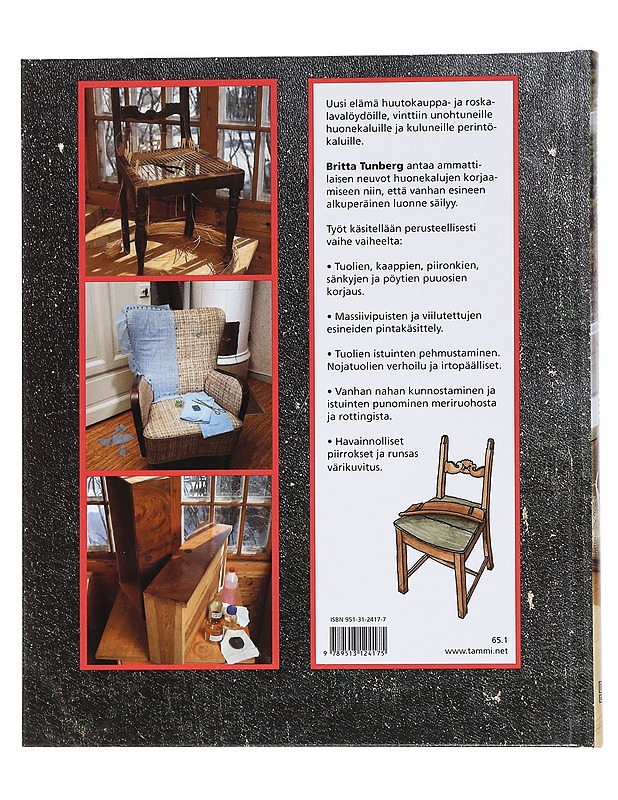 Huonekaluja kunnostamaan - Tunberg, Britta - Harrastekirjat - 10105460221 - 1