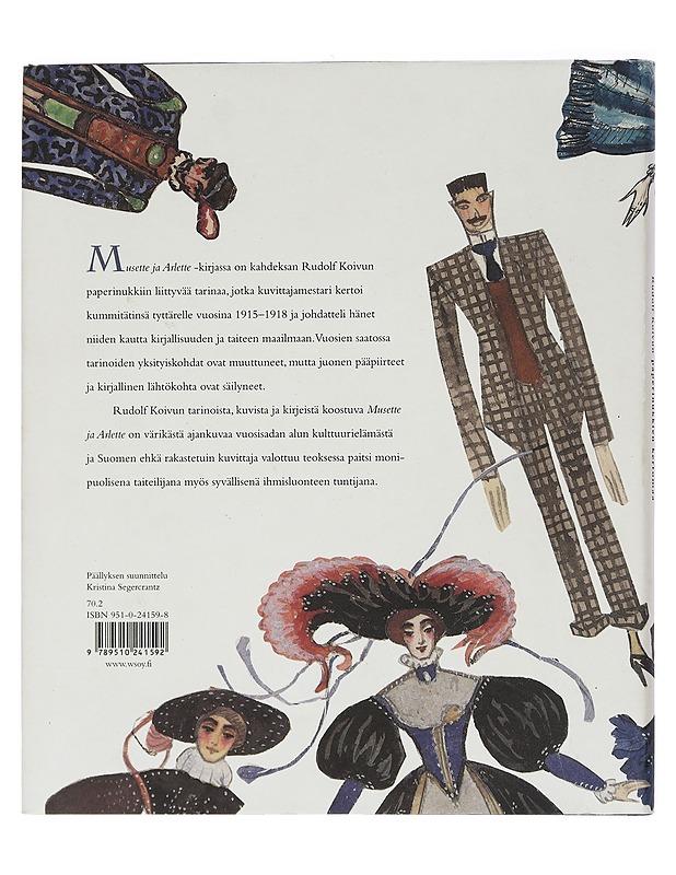 Musette ja Arlette : Rudolf Koivun paperinukkien kertomaa - Ervo Vesterinen - Lastenkirjat - 10105460220 - 1