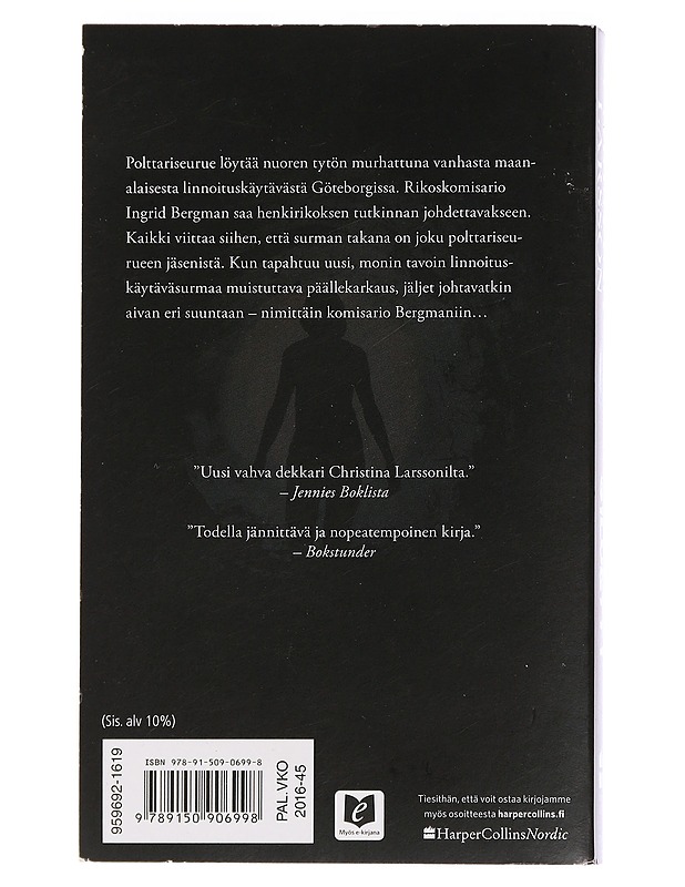 Siluetti - Larsson, Christina - Jännitys ja dekkarit - 10105460227 - 1