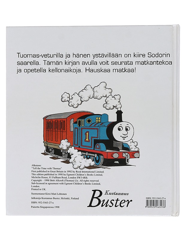 Opi kello Tuomaksen kanssa - Awdry, Christopher - Lastenkirjat - 10105460254 - 1