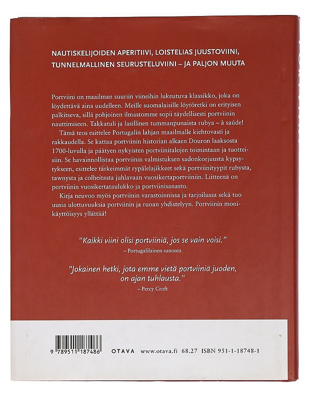 Portviini - Karjalainen, Yrjö - Historiakirjat - 10105460268 - 1