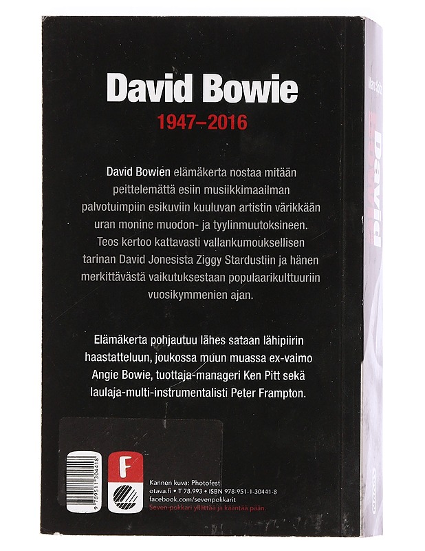 David Bowie - Spitz, Marc - Elämäkerrat ja muistelmat - 10105460300 - 1