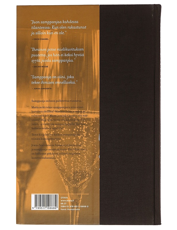 Sampanja - Jukka sinivirta - Ruokakirjat - 10105460333 - 1