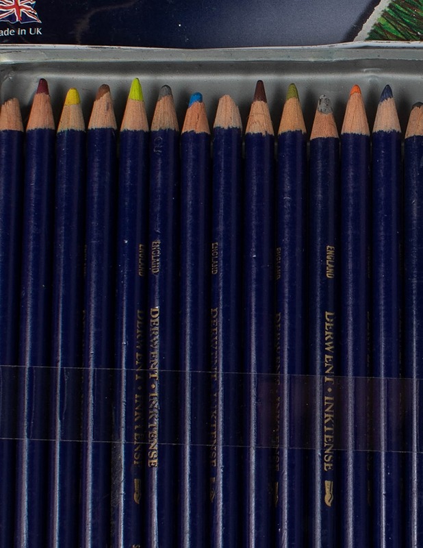 DERWENT 24 Inktense puukynät, 24 kpl - Askartelu - 10105460344 - 1