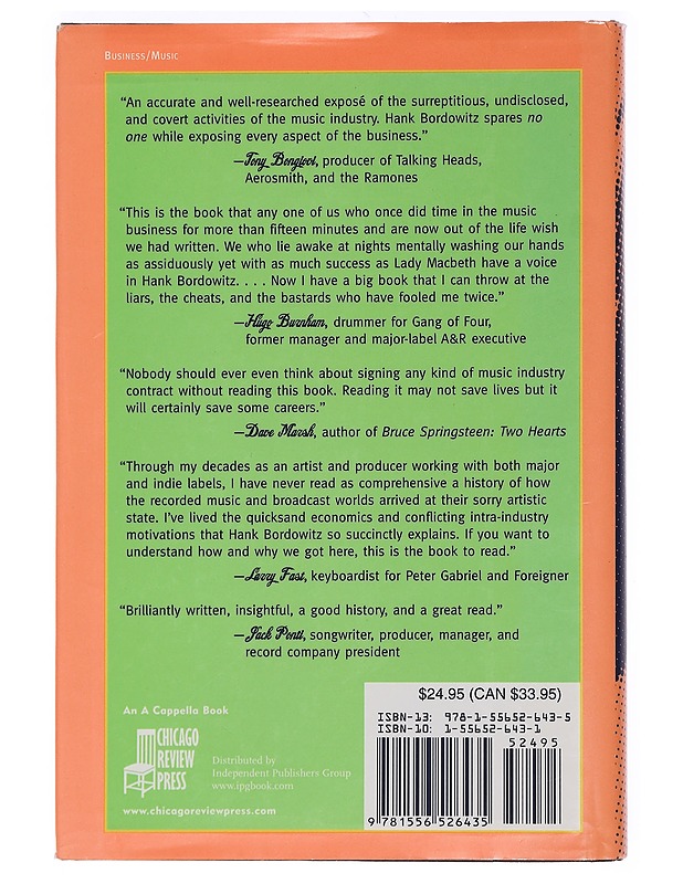 Dirty Little Secrets of the Record Business - Hank Bordowitz - Romaanit ja novellit - 10105460400 - 1