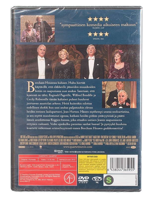 Kvartetti - DVD - DVD-elokuvat - 10105460410 - 1