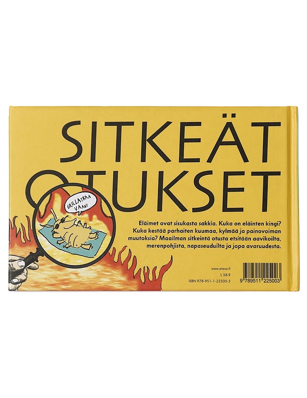 Sitkeät otukset : eläinmaailman selviytyjät - Davies, Nicola - Lastenkirjat - 10105460447 - 1