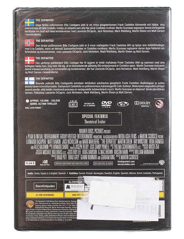The Departed - DVD - DVD-elokuvat - 10105460470 - 1